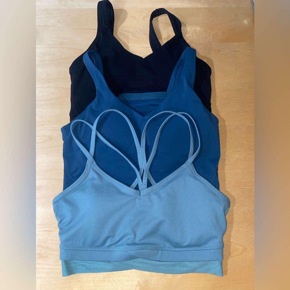 All in Motion Sports Bra including two unnamed brand sports bra Bundle